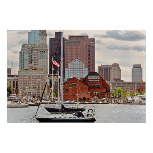 Pôster Cidade - Boston Ma - Passeio à beira-mar com vista