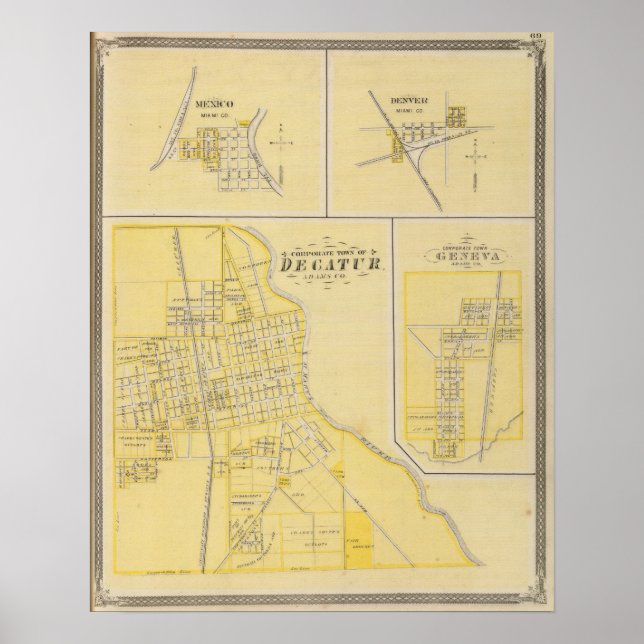 Poster Cidade Corporativa de Decatur (Frente)