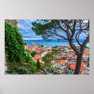Poster Cidade croata de Omis