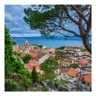 Pôster Cidade croata de Omis