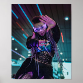 Poster Cidade Cyberpunk