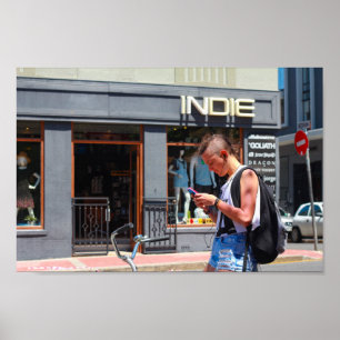 Poster Cidade da África do Sul da Cidade do Cabo