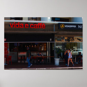 Poster Cidade da África do Sul da Cidade do Cabo