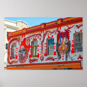 Poster Cidade da África do Sul da Cidade do Cabo