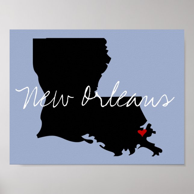 Poster Cidade da Louisiana (Frente)