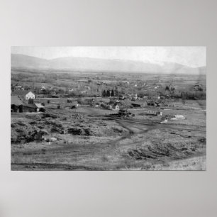 Pôster Cidade da pradaria, opinião da cidade do olho dos