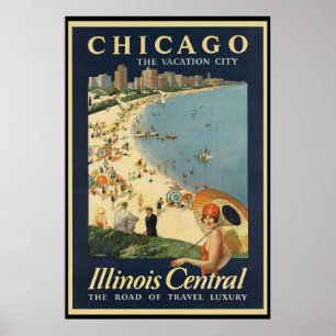 Pôster Cidade das férias de Paul Proehl Chicago
