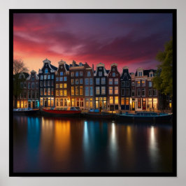 Poster Cidade de Amesterdã