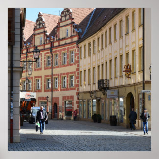 Pôster Cidade de Ansbach Alemanha