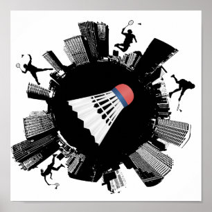 Poster Cidade de Badminton