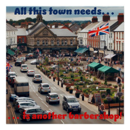 Pôster Cidade de Barbershop