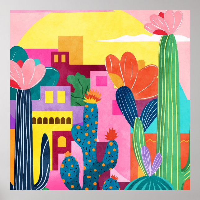 Poster Cidade de Cactus (Frente)