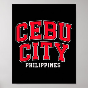 Poster Cidade de Cebu Ph Pinoy Filipinas Mulheres Filipin