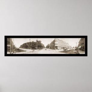 Pôster Cidade de Charles, foto 1907 de Iowa