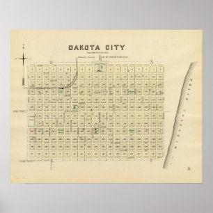 Poster Cidade de Dakota, Nebraska