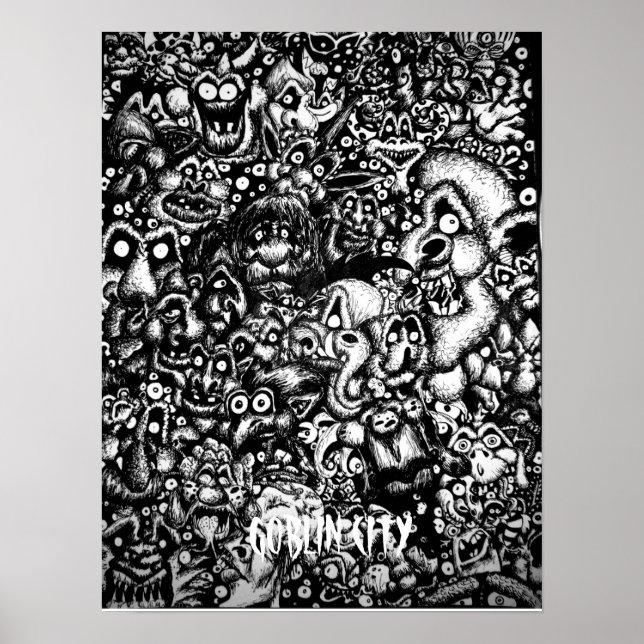 Pôster Cidade de Goblin (Frente)