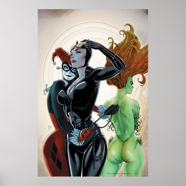 Poster Cidade de Gotham Sirens Cv4 (Frente)