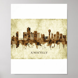 Poster Cidade de Knoxville Tennessee