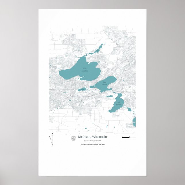 Poster Cidade de Madison Lagos (Frente)