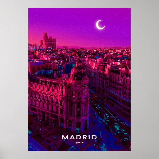 Poster Cidade de Madrid (Frente)
