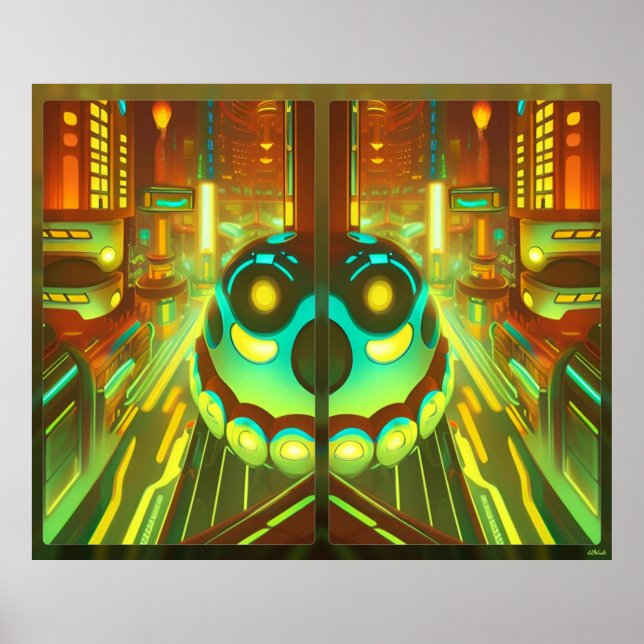 Poster Cidade de Monstrucidade (Frente)