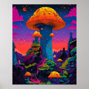 Poster Cidade de Mushroom