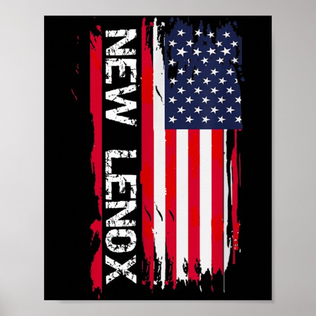 Poster Cidade de New Lenox (Frente)