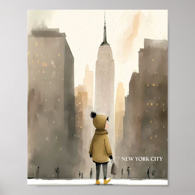 Poster Cidade de Nova York  (Frente)