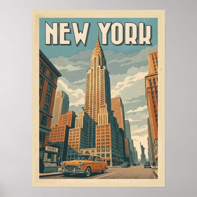 Poster Cidade de Nova York  (Frente)