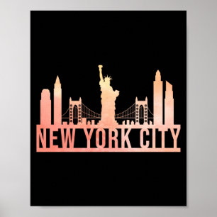Poster Cidade de Nova York EUA Paisagem Urbana Função Div