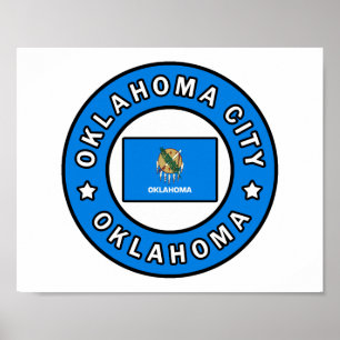Poster Cidade de Oklahoma Oklahoma