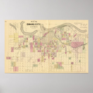 Pôster Cidade de Omaha, Nebraska