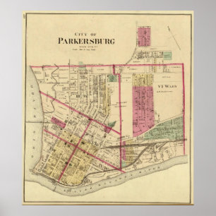 Pôster Cidade de Parkersburg, West Virginia