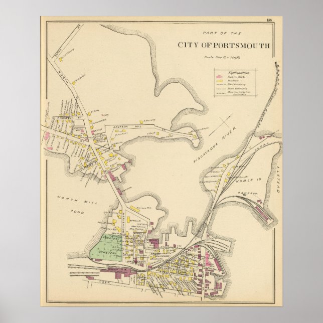 Poster Cidade de Portsmouth 2 (Frente)