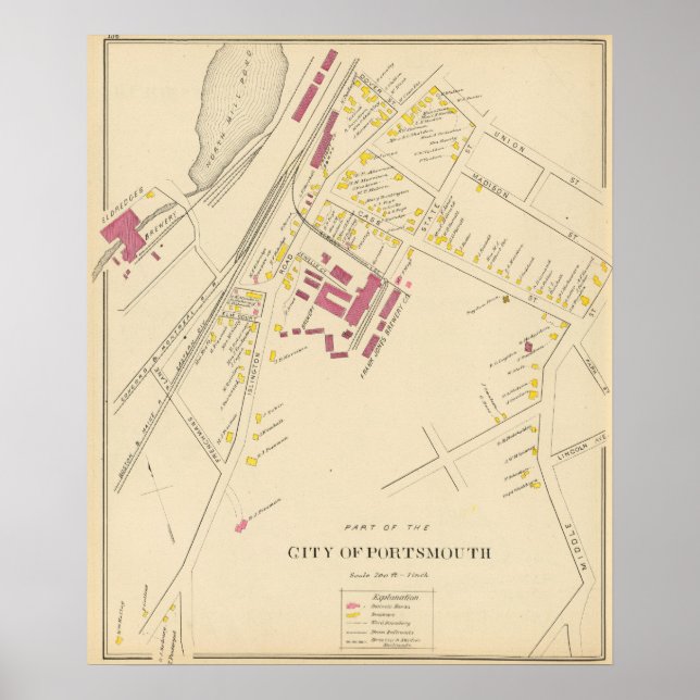 Pôster Cidade de Portsmouth 4 (Frente)