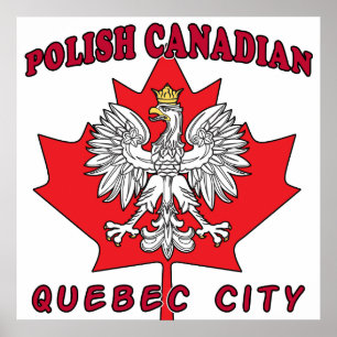 Poster Cidade de Quebec - Folha Polonesa