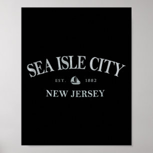 Poster Cidade de Sea Isle Nova Jersey _ Cidade de Sea Isl