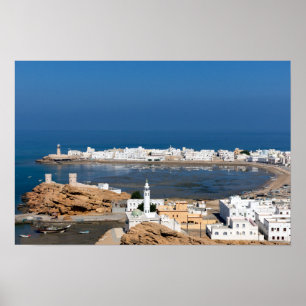 Poster Cidade de Sur perto de Muscat - Oman