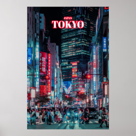 Poster Cidade de Tóquio 2 - Japão