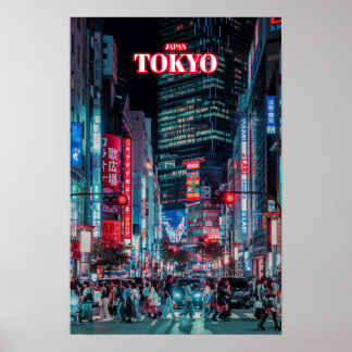 Poster Cidade de Tóquio 2 - Japão