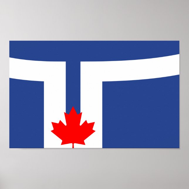 Poster Cidade de Toronto (Canadá) (Frente)