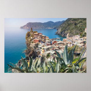 Poster Cidade de Vernazza no Cinque Terre