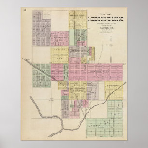 Poster Cidade do alojamento da medicina, Kansas