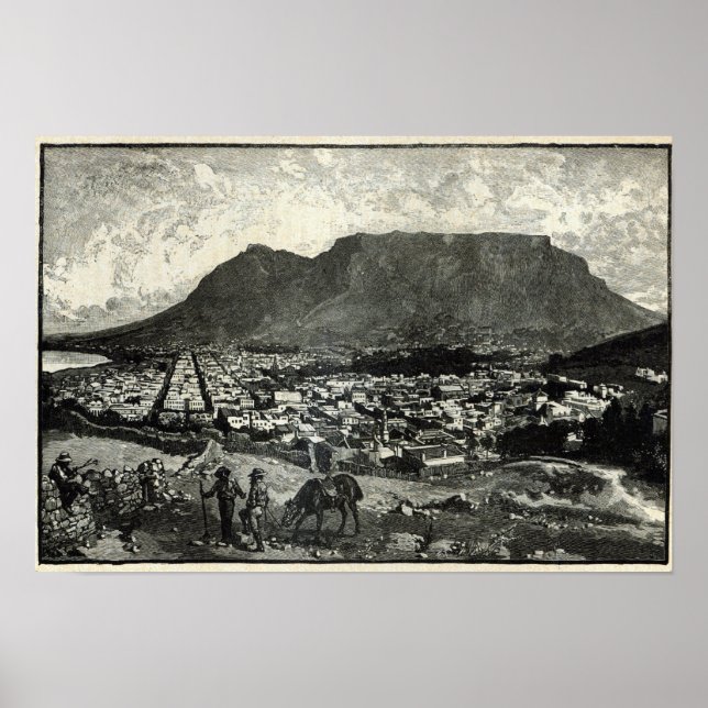 Pôster Cidade do Cabo (Frente)