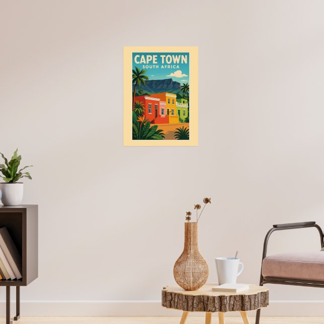 Poster Cidade do Cabo, África do Sul (Sala de Estar 3)