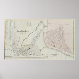 Poster Cidade do Cabo de maio e Sea Grove, Nova Jersey