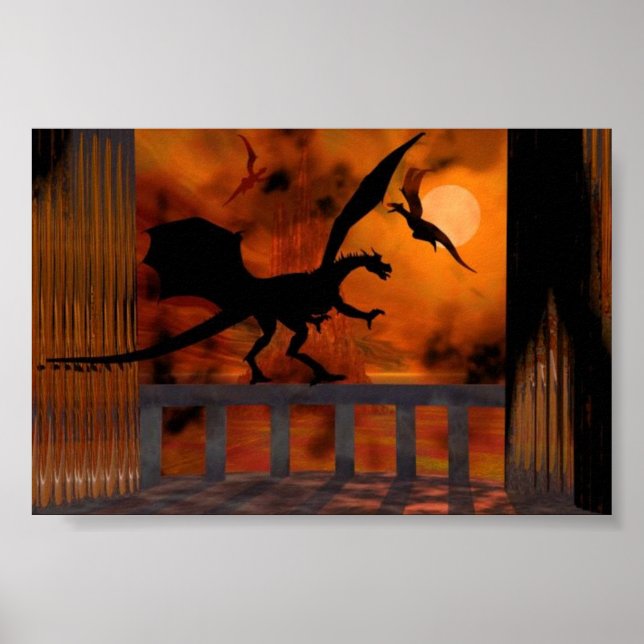 Pôster Cidade do Dragão (Frente)