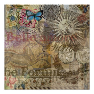 Pôster Cidade do Feriado em Roma, Itália, Viagem