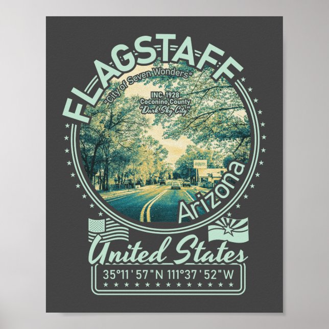 POSTER CIDADE DO FUNCIONÁRIO - ESTADO DA ARIZONA (Frente)