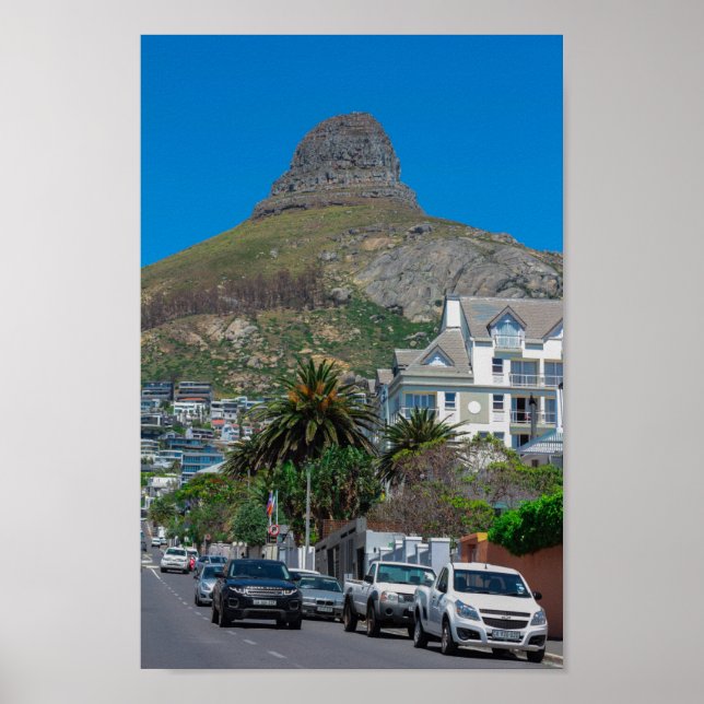 Poster Cidade do Leão da Cidade do Cabo (Frente)